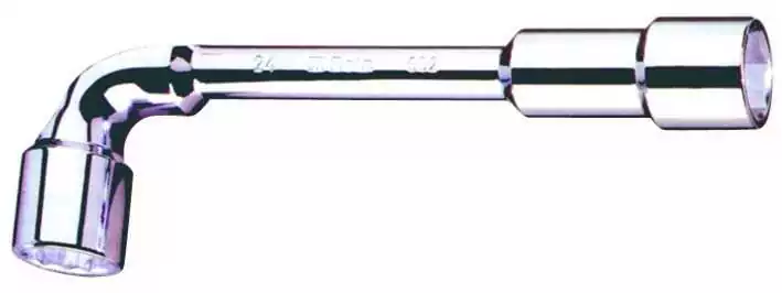 Clé à pipe débouchée 6X12 pans 6 mm