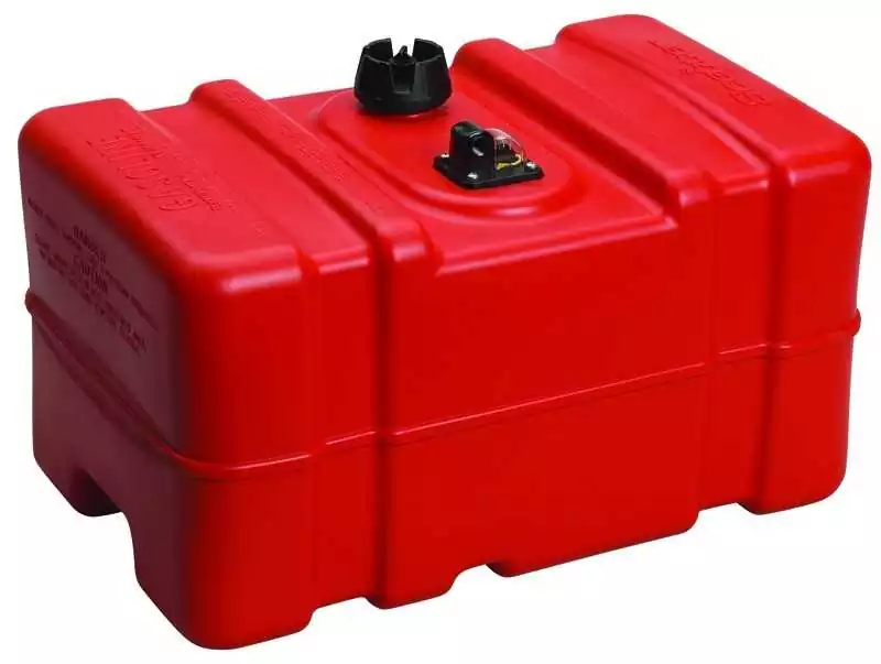 Réservoir 34 Litres profile HAUT jauge sortie pour raccords en 1/4 NPT