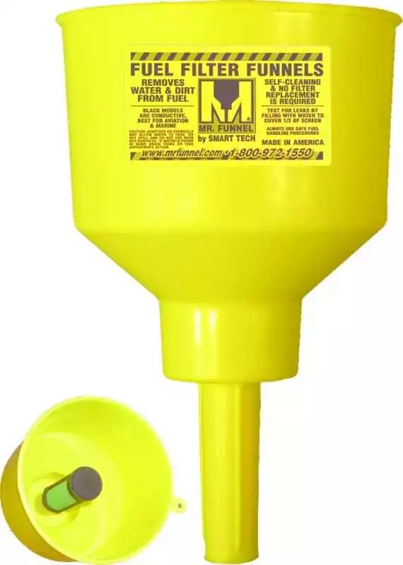 Entonnoir carburant diamètre 100mm 10.2 L/MN filtre inox intégré de 75 microns