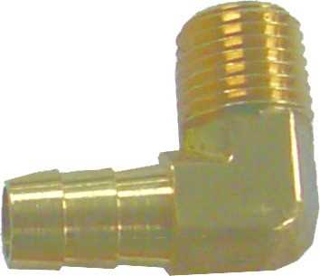 Raccord Coude 90 degre tuyau 10 mm x 1/4 NPT mâle