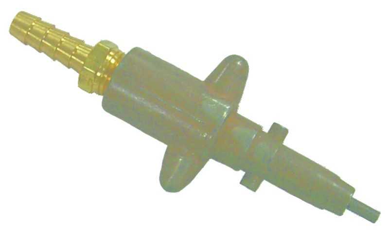 Raccord essence Mercury diamètre 8mm ancien modèle métal 30185A3 côté réservoir