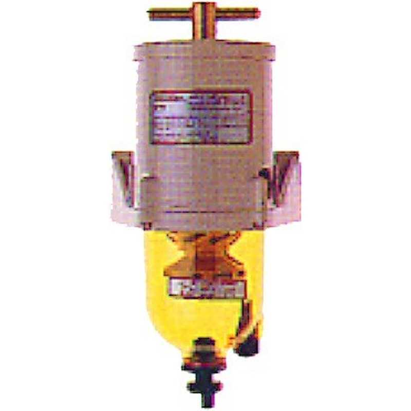 Filtre séparateur gazoil RACOR débit 227 L/H Filetage 3/4 UNF 