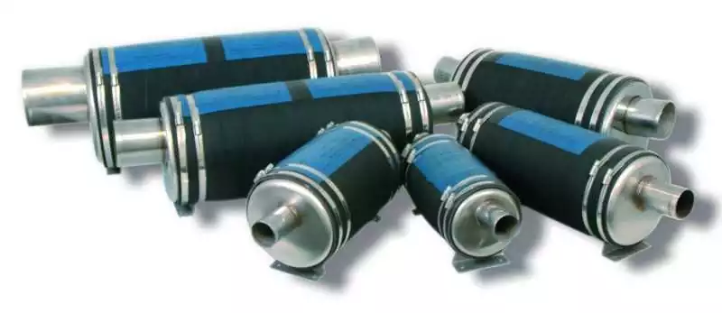 Silencieux THOR Puissance moteur 35 cv Capacité 3L entrée/sortie 38 mm