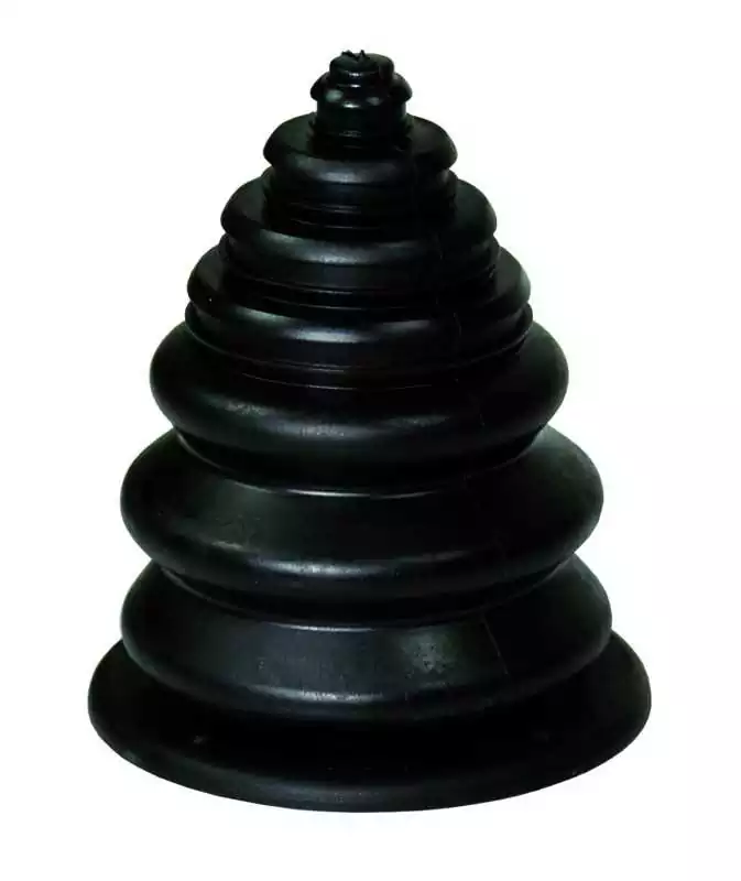 Soufflet de passage de câble hors bord avec anneau noir diamètre sortie 17 à 50 mm