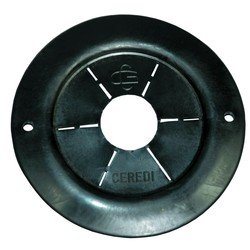 Anneau de passage multi lèvres noir perçage diamètre 68 mm