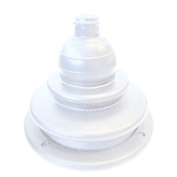 Kit soufflet de passage avec anneau blanc perçage diamètre 105 mm