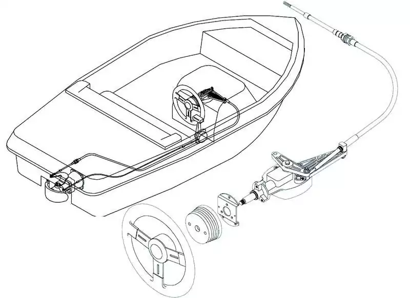 Kit de montage crémaillère JET BOAT kit de support crémaillère