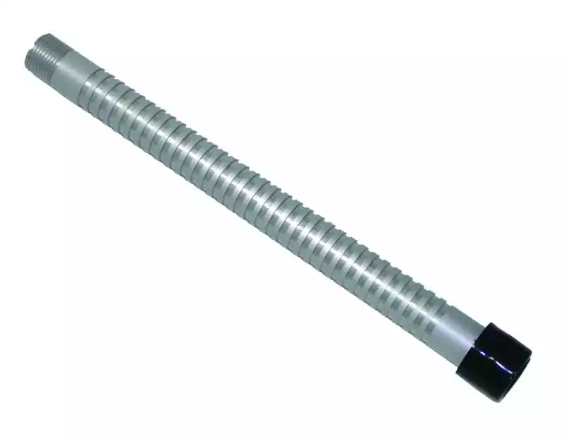 Kit Rotule inox pour coffre montage droit acceptant les tubes annelés