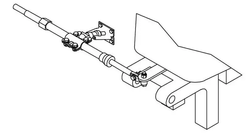 Support de câble de direction visserie kit d'attache en inox