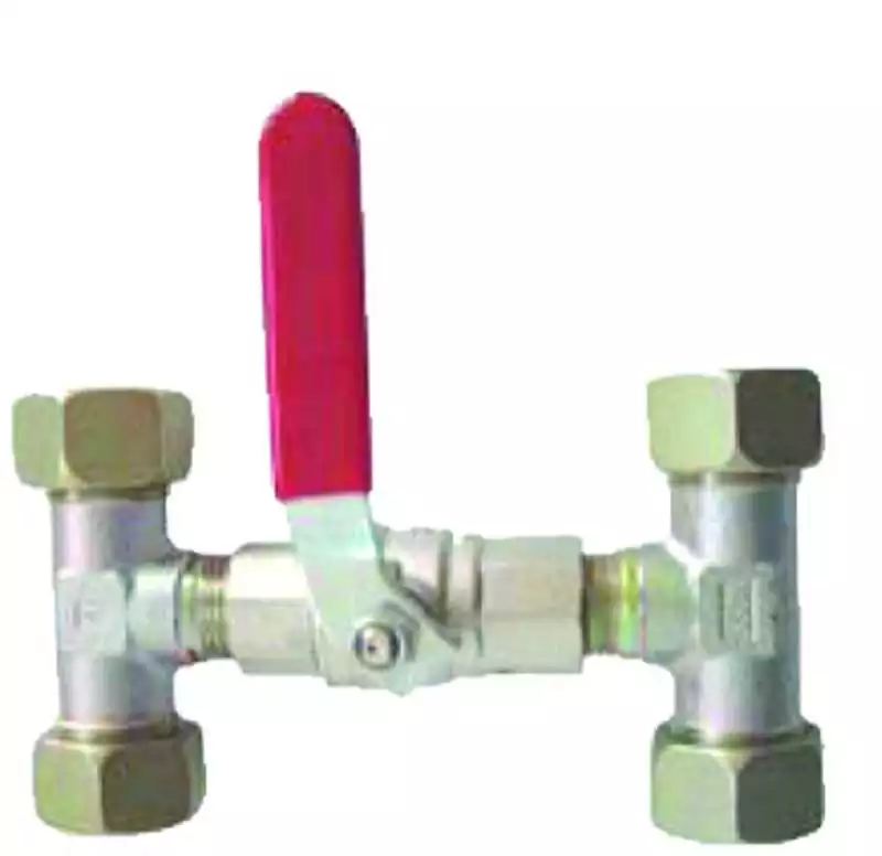 Vanne by-pass pour tuyau rigide diamètre 10 x 12mm