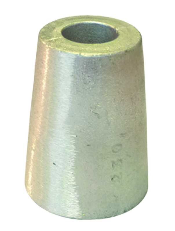 Anodes embout d'arbre conique à clavette Diamètre arbre 35mm