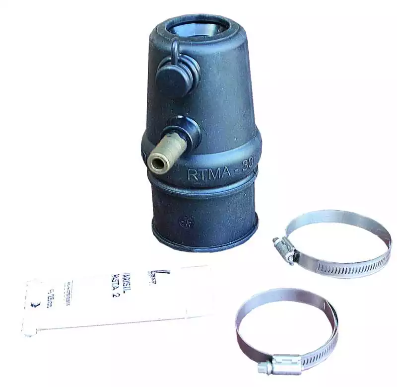 Presse étoupe avec prise d'eau type RMTA arbre 40mm Tube d'étambot 60mm Long 129mm
