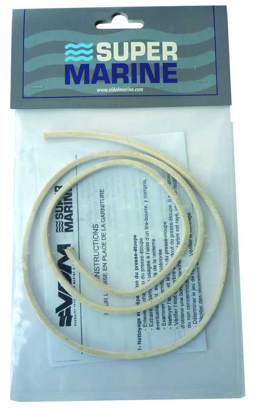 Tresse au téflon diamètre 14 mm imprégnées de PTFE