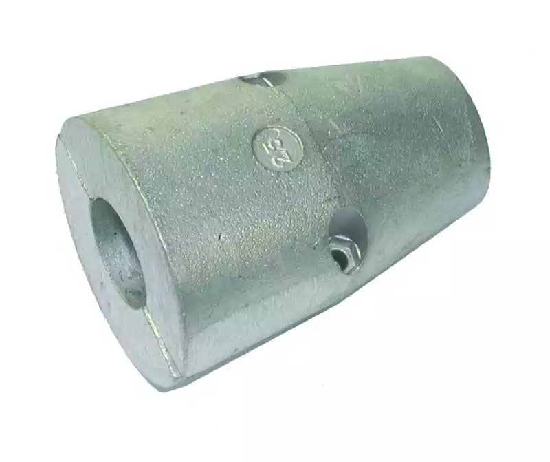 Anode d'arbre profilée conique diamètre intérieur 25mm