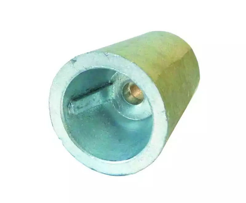 Anode alu embout d'arbre conique à clavette diamètre 30mm