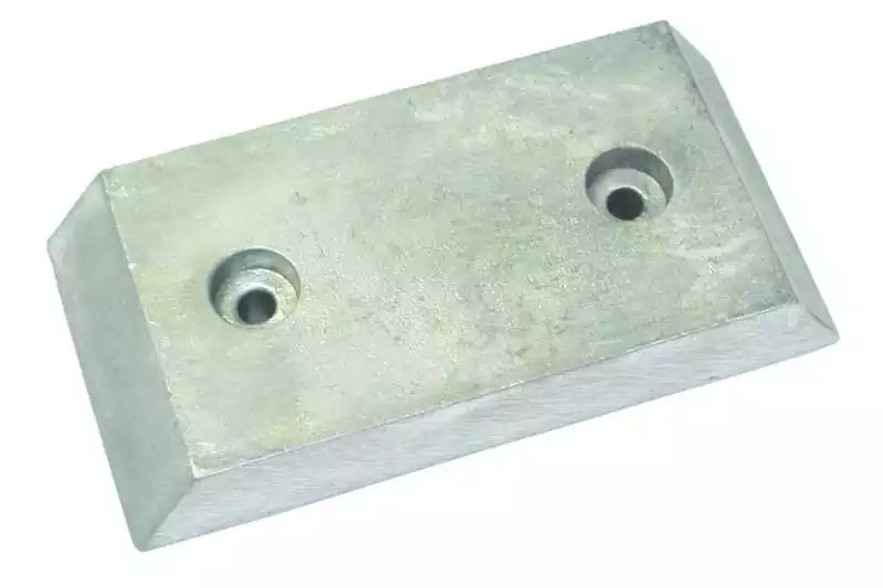 Anode zinc plaque 155x75x25