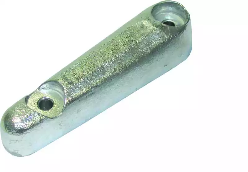Anode zinc barreau Twin Disc Arneson Longueur 192mm entraxe 132mm Anode zinc barreau Twin Disc Arneson Longueur 192mm entraxe 132mm