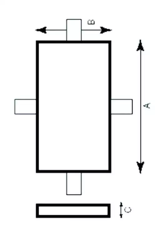 Anode magnésium à souder 160x100x40 250mm 760GR