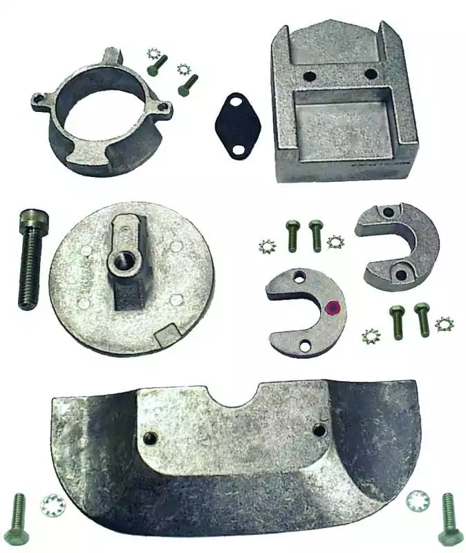 Kit anode alu pour Mercury Alpha one gen 2 après 1990