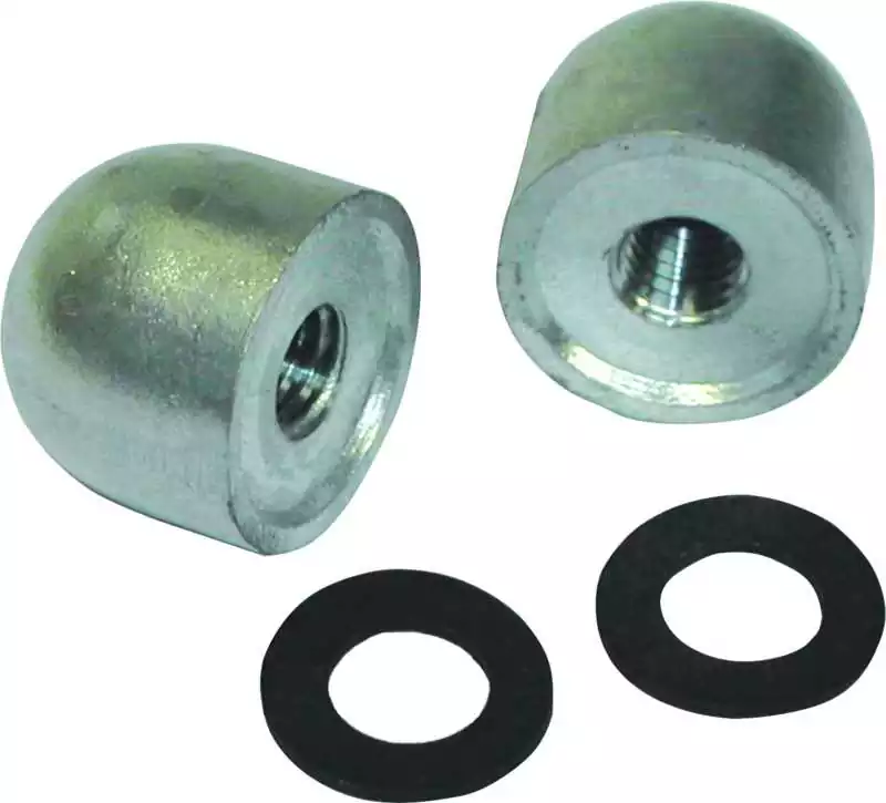 Anode zinc écrou bouclier la paire pour embase Mercury OEM 55989A3 à 55989Q9 Anode zinc écrou bouclier la paire pour embase Mercury OEM 55989A3 à 55989Q9
