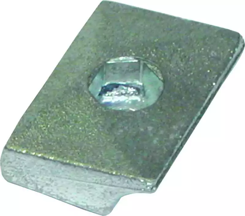 Anode zinc plaque pour Johnson 8-9,9-15cv OEM 338635