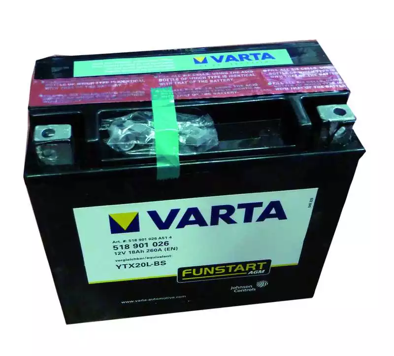 Batterie pour jet ski 12V 18AH type AGM YTX20L-BS