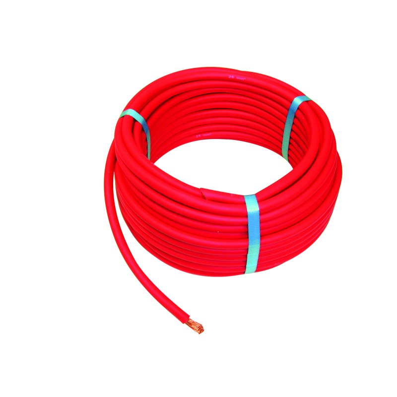 Câbles mono-conducteurs souples rouge 35mm2 pour batterie