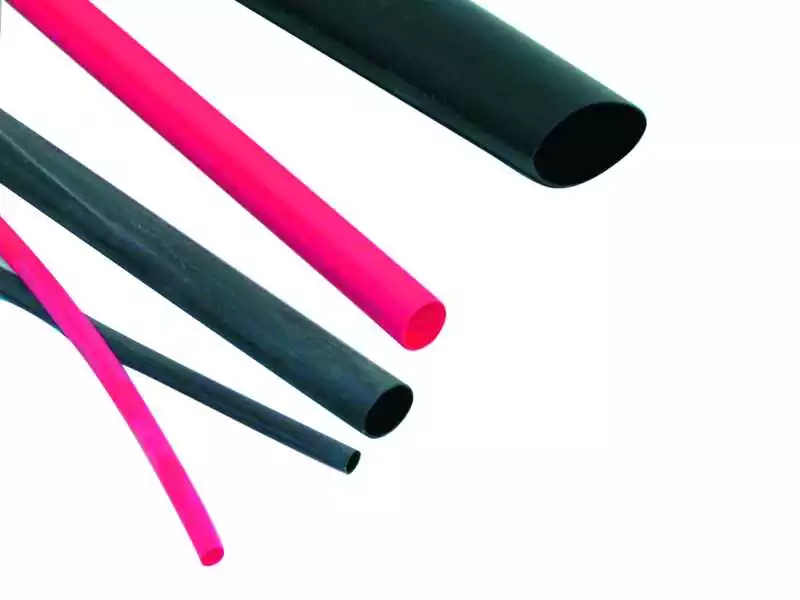 Gaine thermorétractable noire diamètre avant 19.1mm après 9.5mm