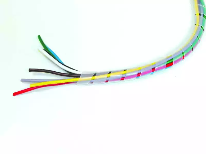25m Gaine spirale noire diamètre 9mm