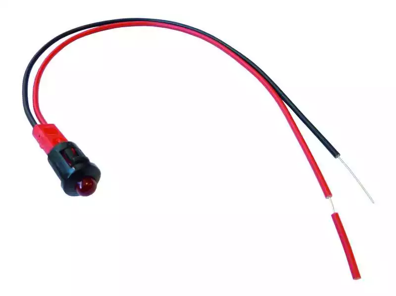 Voyant de contrôle à LED 12v Jaune perçage 8.2mm