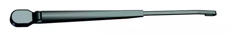 Bras d'essuie glace en inox finition noire 474/612mm réglable Bras standard 
