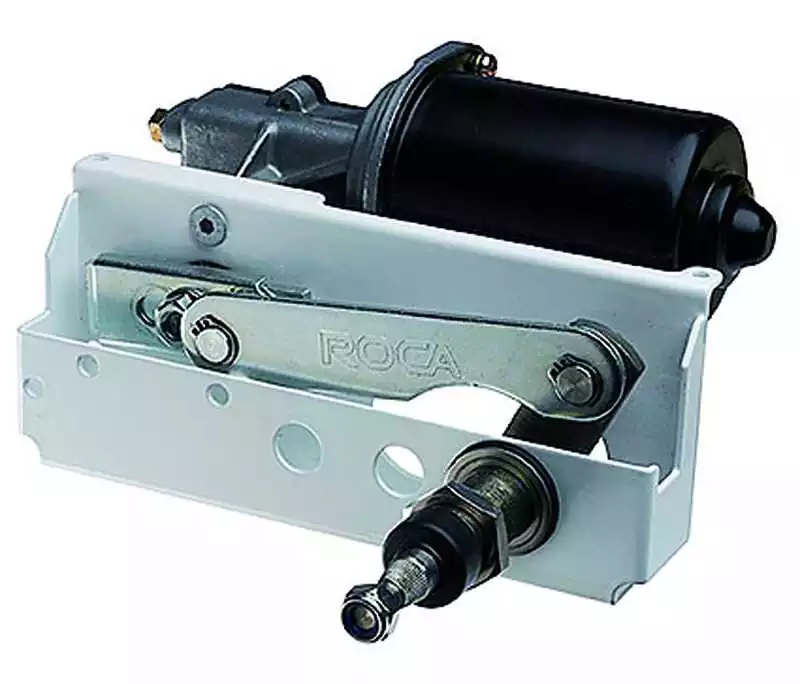 Moteur essuie glace 24V Longueur Axe 38mm Epaisseur max cloison 28mm