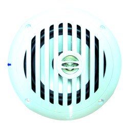 2 Haut-parleurs blanc 130mm étanches 150 watts 2 voies