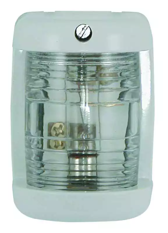 Feu de hune 225 degrés blanc Portée 2 NM Boîtier blanc