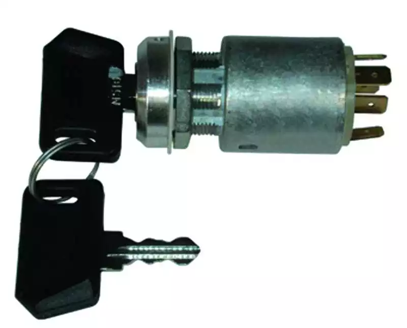 Contacteur à clef 3 positions 5 bornes 25A maxi en 12V