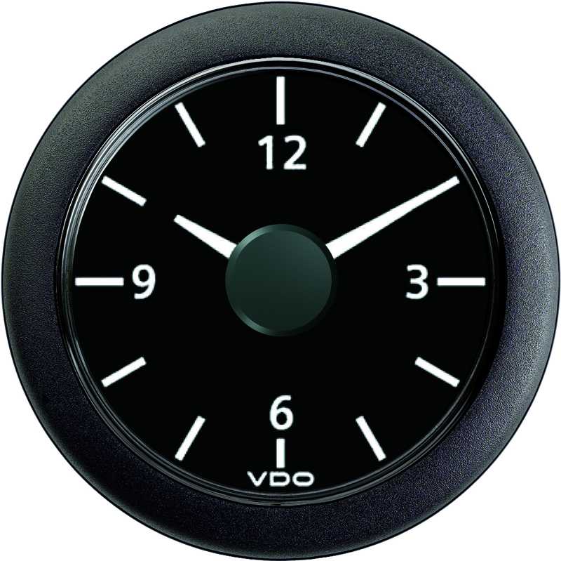 Horloge diamètre 52 mm 18-32V noir Montre