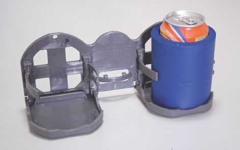 Vide-poches pliant  'Store-All' 25,8x11x10cm - gris