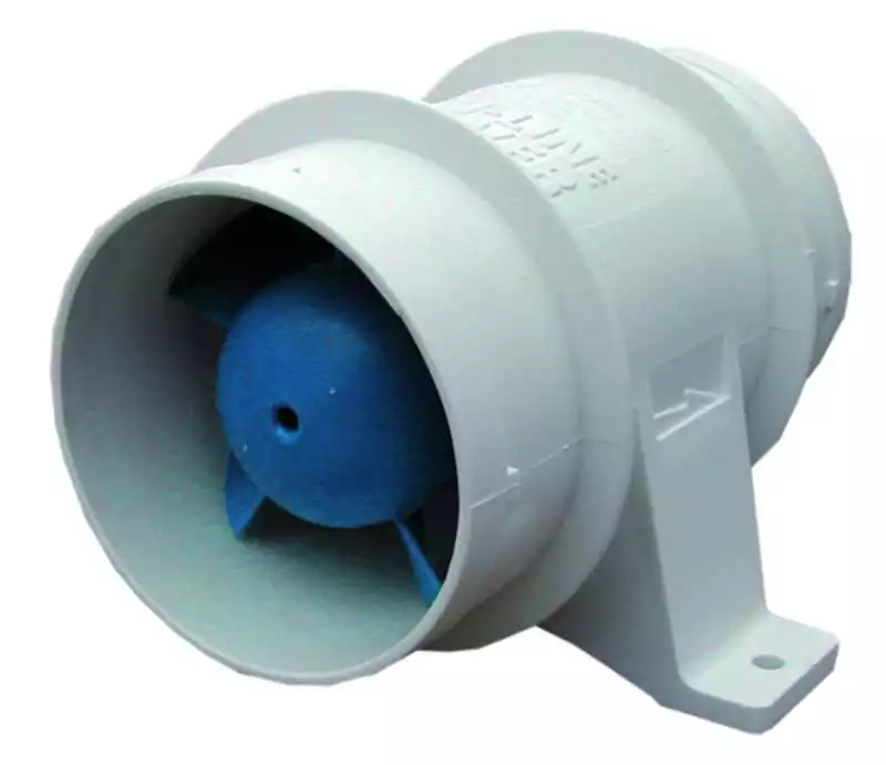 Ventilateur extracteur en ligne 6,7 m3/mn 24V diamètre 100mm