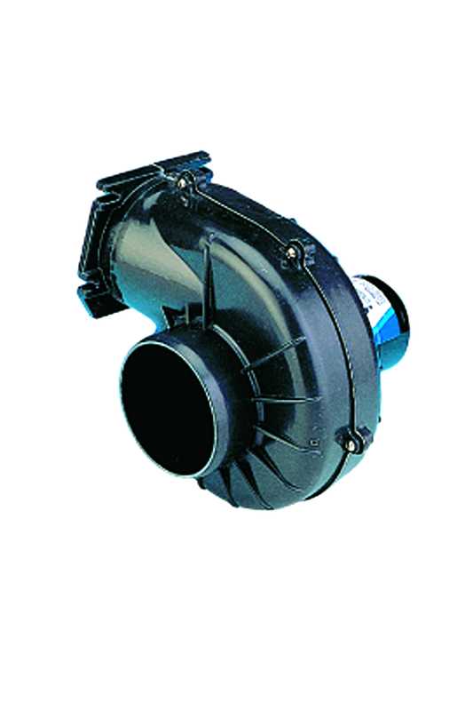 Ventilateur fixe sur cloison 3 m3/mn 12V diamètre 75mm 6 Ampères