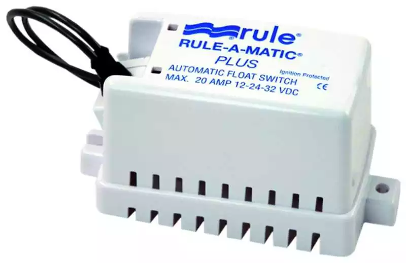 Contacteur de niveau sans mercure 32V 20 Ampères Rule-A-Matic Plus