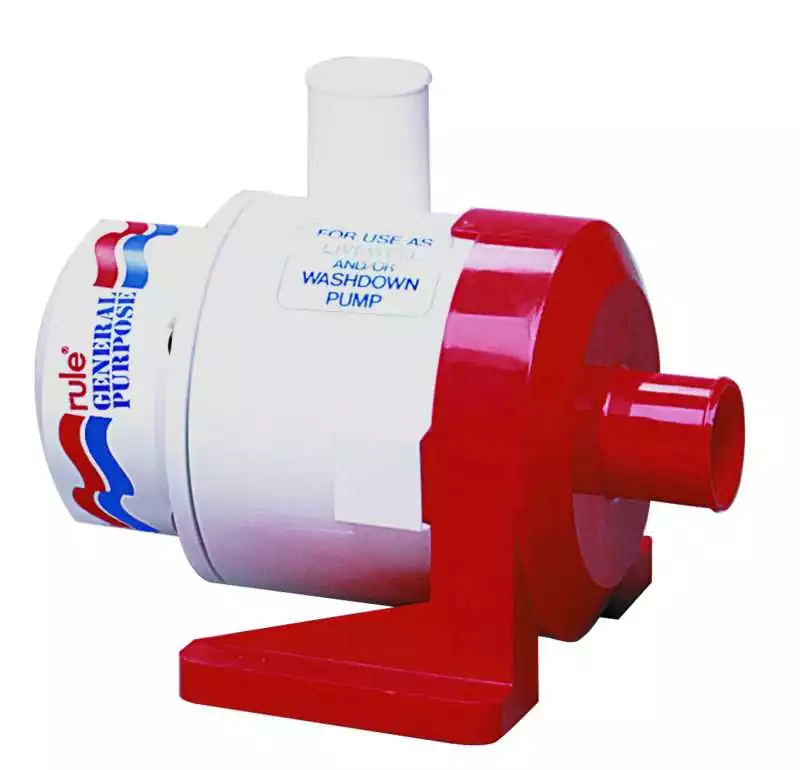 Pompe à eau basse pression 14010 L/H 24V diamètre sortie 38 mm