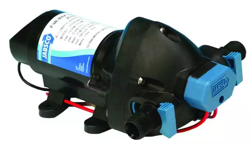 Groupe d'eau PAR-MAX 2 12V débit 7,6 L/mn 10A 2,4 Bars 2 robinets