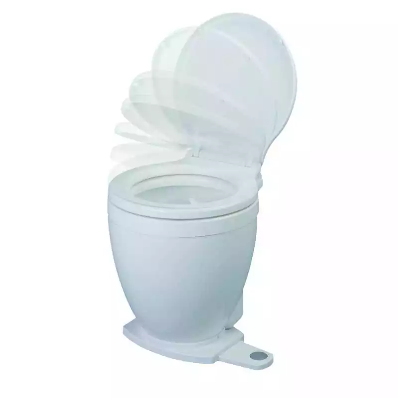 WC électrique Lite Flush 12V H 373 x L 342 x P 402mm avec interrupteur tableau