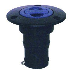 Nables plastiques noire pour tuyau diamètre 35-38 mm bouchon bleu