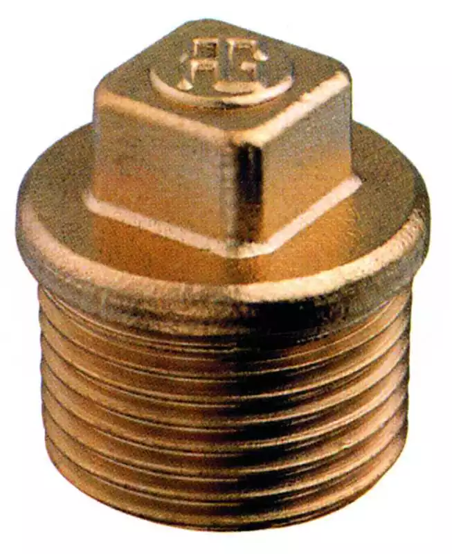 Bouchon mâle Laiton 1"1/4 diamètre 32 mm
