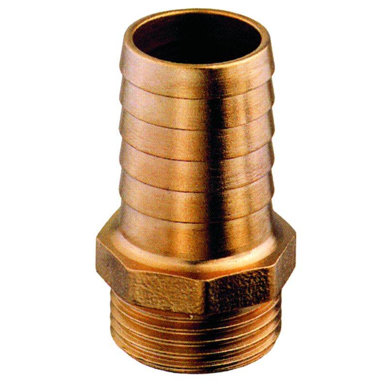 Raccord cannelé laiton 3/4 diamètre intérieur 25 mm pour tuyau souple