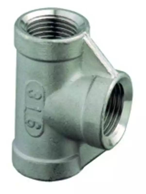 Raccord en Té inox Femelle 1"1/2 40/40/40mm