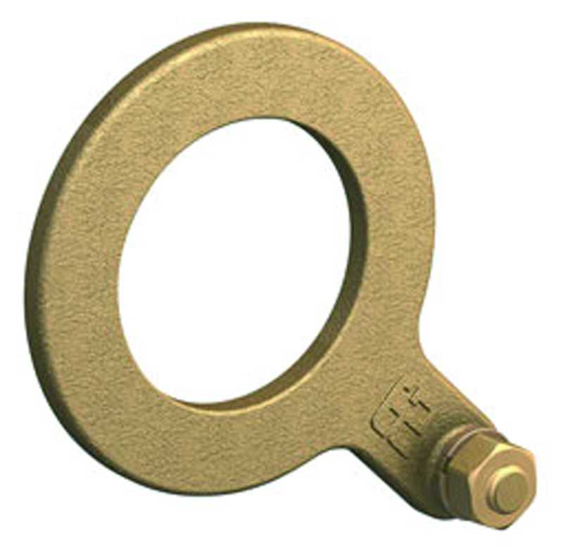 Rondelle de masse en bronze 1"1/4 pour passe coque diamètre interieur 43 mm