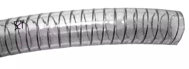Tuyau alimentaire PVC Spire acier diamètre 25mm vendu par 30 metres