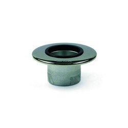 Embase encastrable aluminium diamètre colonne 76mm diamètre de la base Inox poli 155mm